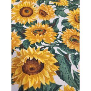 Cranston Sunflower Fabric by Joan Messmore 100 percent Cotton